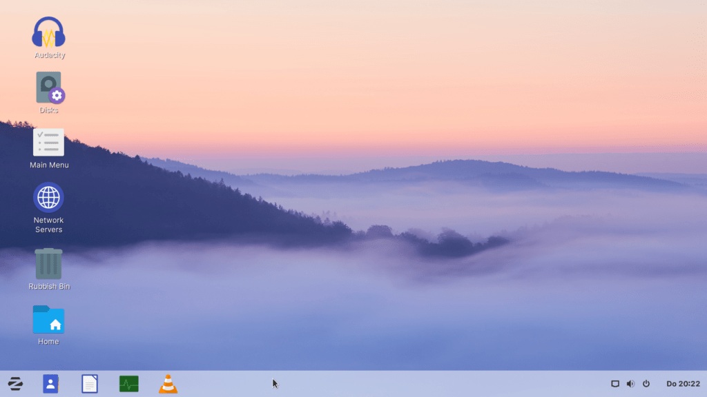 Desktop of Zorin OS 15.3 Education x64.
